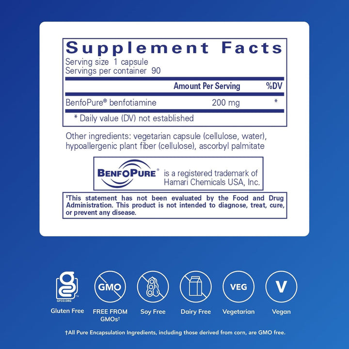 Pure Encapsulations BenfoMax Supports Heart and Metabolism Health 90 Capsules