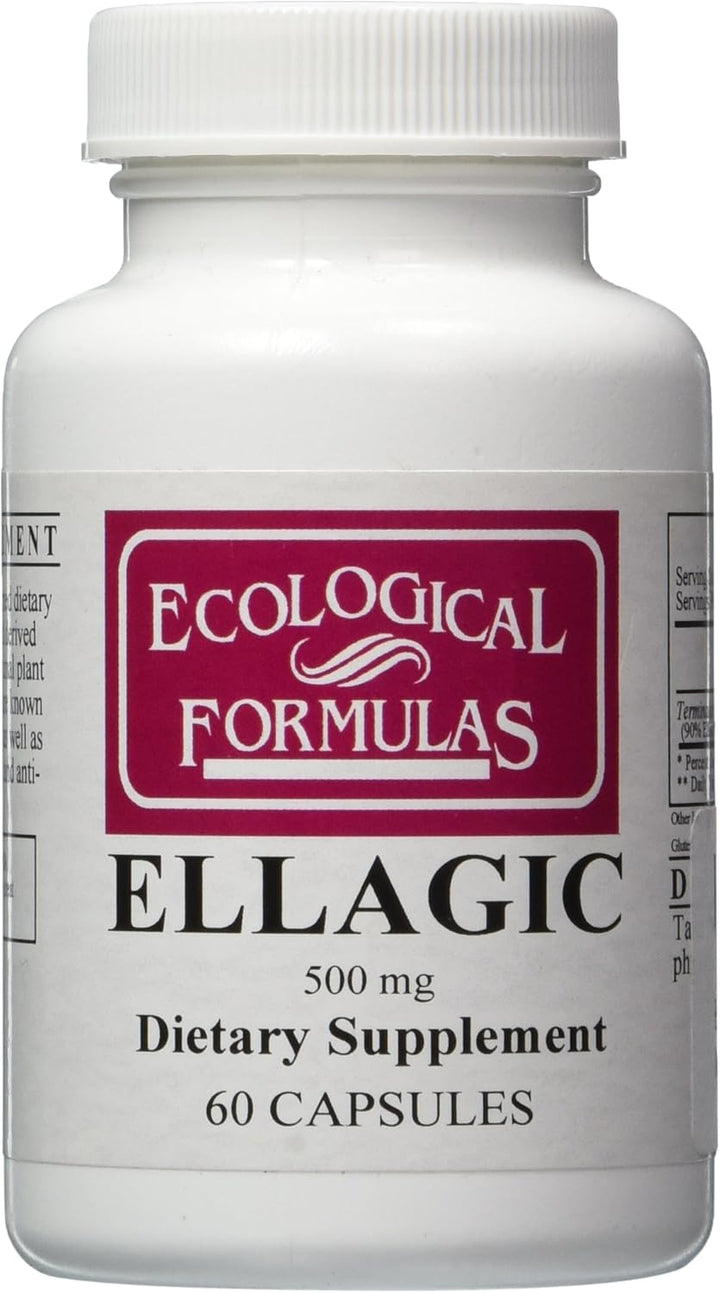 Ecological Formulas Ellagic Acid 500 mg Natural Antioxidant Support 60 Caps