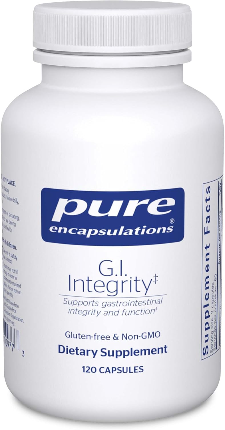 Pure Encapsulations G.I Integrity Supports Gut and Digestive Health 120 Capsules