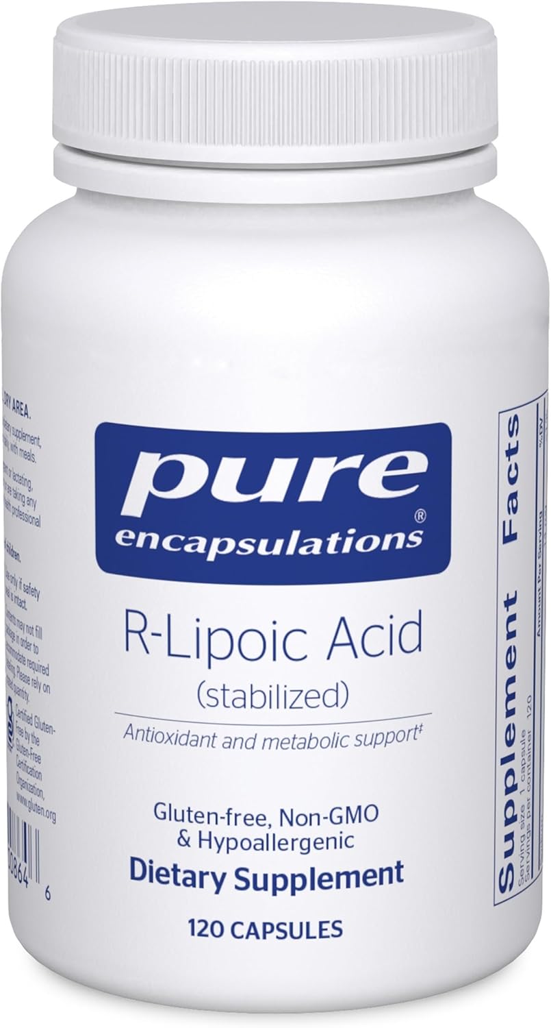 Pure Encapsulations R Lipoic Acid Supports Metabolic Health 120 Capsules