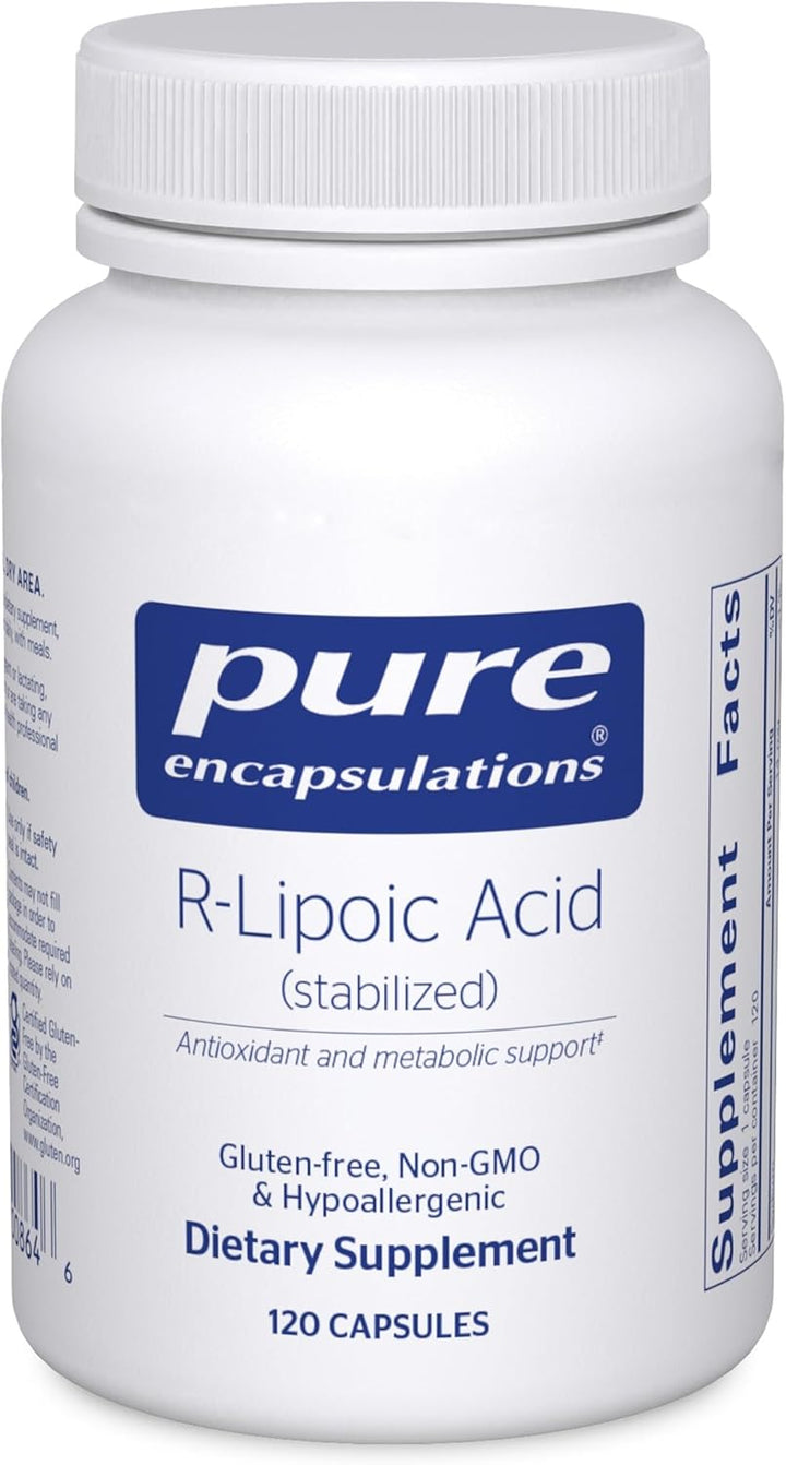 Pure Encapsulations R Lipoic Acid Supports Metabolic Health 120 Capsules
