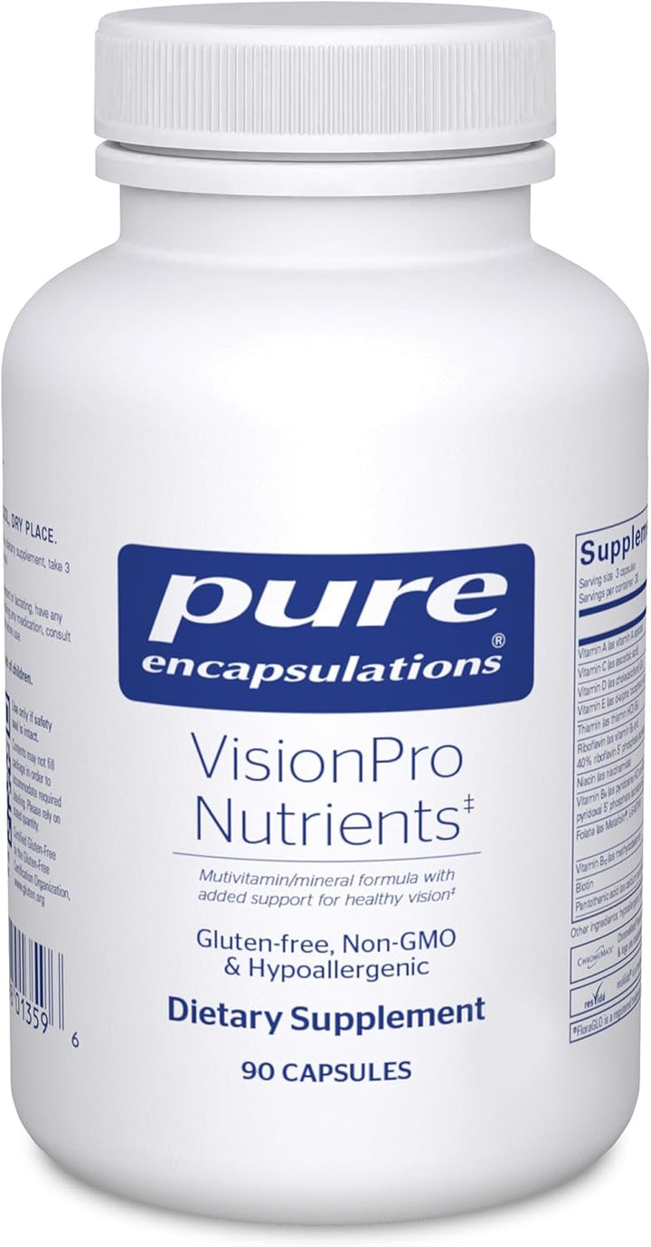 Pure Encapsulations VisionPro Nutrients Eye Support Formula 90 Capsules