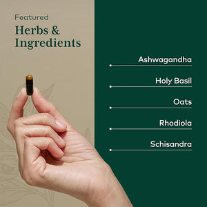 Gaia Herbs HPA Axis Daytime Maintenance Adrenal Support 60 Capsules
