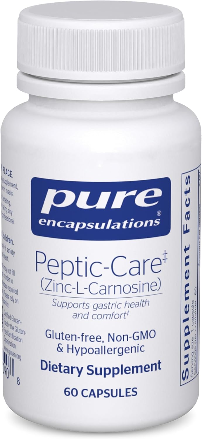 Pure Encapsulations Peptic Care ZC Supports Gastric and Gut Health 60 Capsules