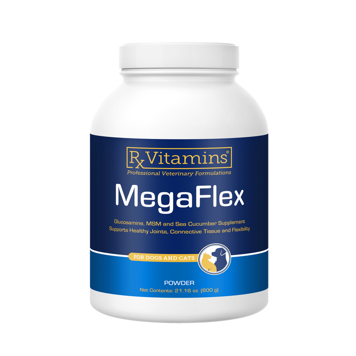 Vitaminas Rx para Mascotas MegaFlex Glucosamina 600 g Apoyo Articular para Perros y Gatos