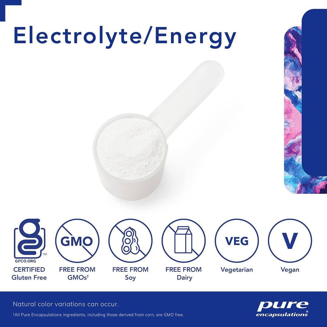 Pure Encapsulations Electrolyte Energy Formula Supports Hydration Stamina 340 g
