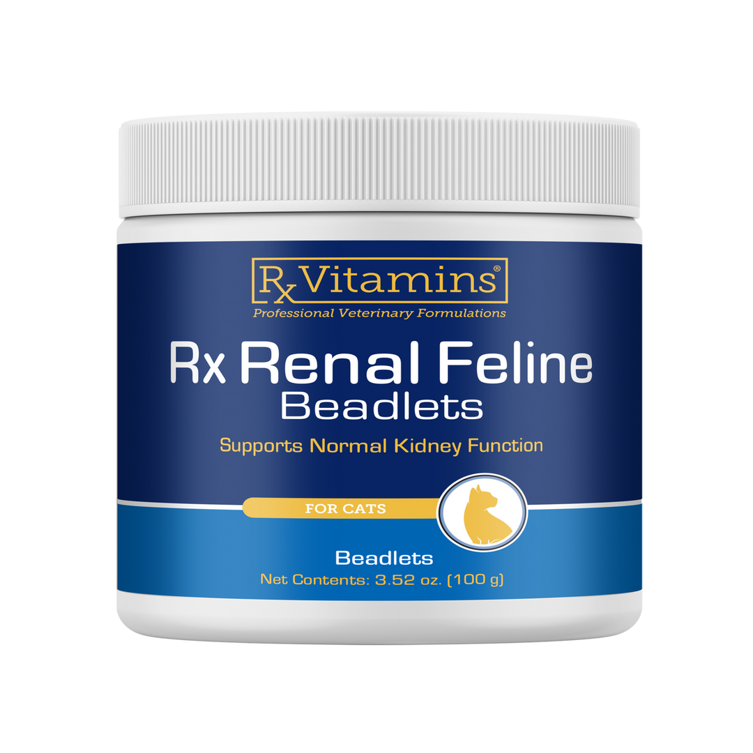 Rx Vitamins For Pets Rx Vitamins Renal Feline Beadlets 3.52 Oz For Cats