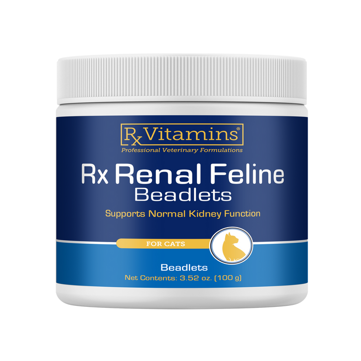 Rx Vitamins For Pets Rx Vitamins Renal Feline Beadlets 3.52 Oz For Cats