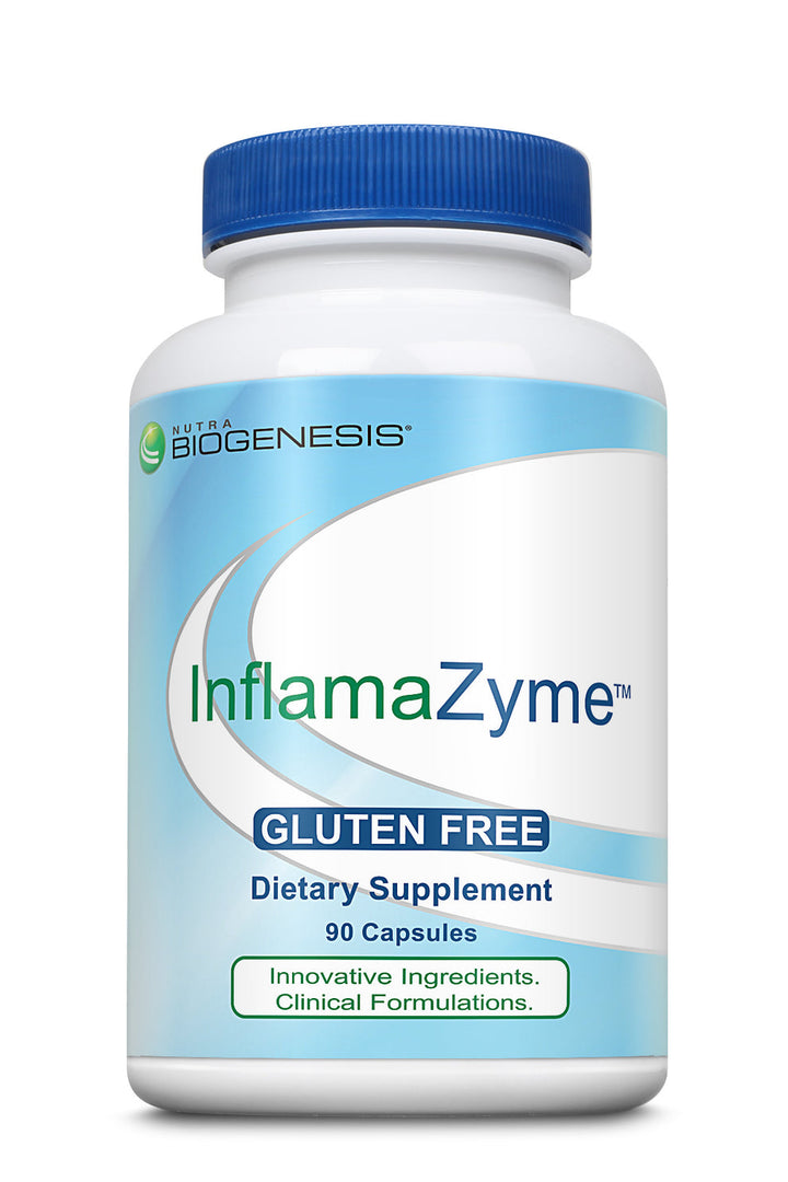 Nutra BioGenesis Inflamazyme 90 cápsulas Favorece una respuesta inflamatoria saludable