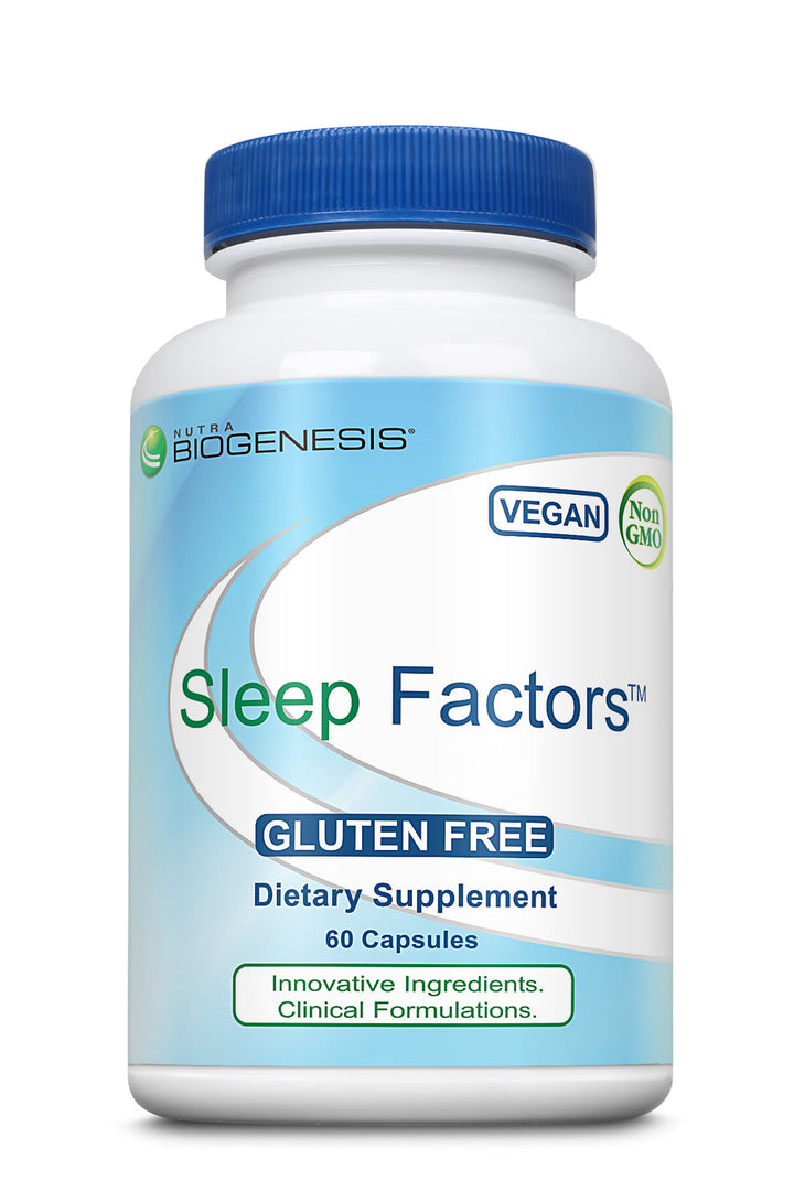 Nutra Biogenesis Sleep Factors 60 caps Natural Support for Restful Sleep