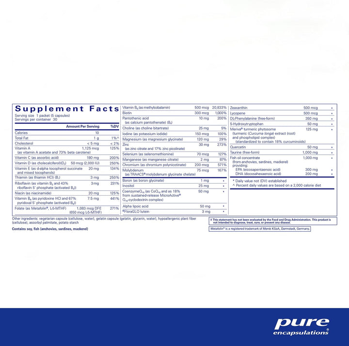 Pure Encapsulations NeuroMood Pure Pack Support Mood and Brain Health 30 Packets
