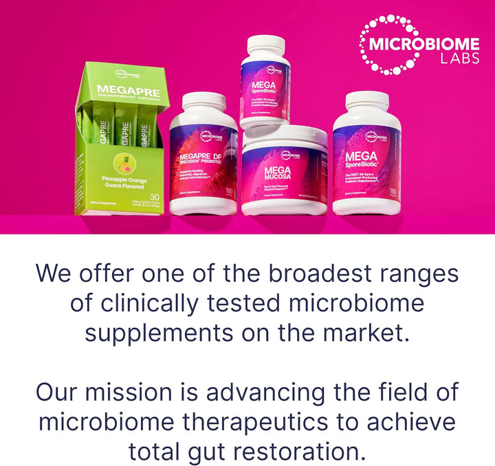 Microbiome Labs MegaMycoBalance 180 cápsulas: favorece el equilibrio fúngico y la salud intestinal.