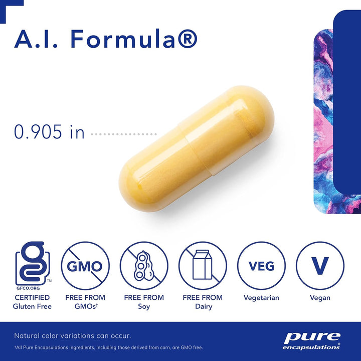 Pure Encapsulations A.I Formula Supplement Supports Immune Response 120 Capsules
