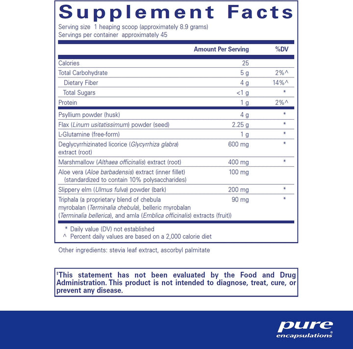Pure Encapsulations GI Fortify Supports Digestive Function Detox Balance 14.1 Oz