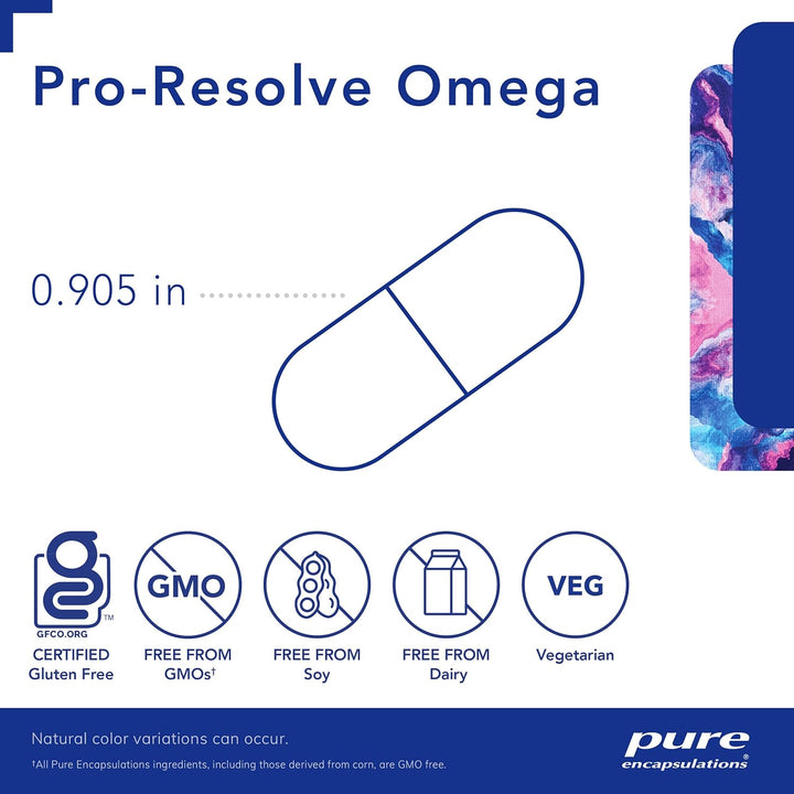 Pure Encapsulations Pro Resolve Omega Support Heart And Joint Health 60 Softgels