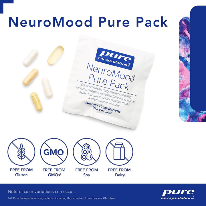 Pure Encapsulations NeuroMood Pure Pack Support Mood and Brain Health 30 Packets