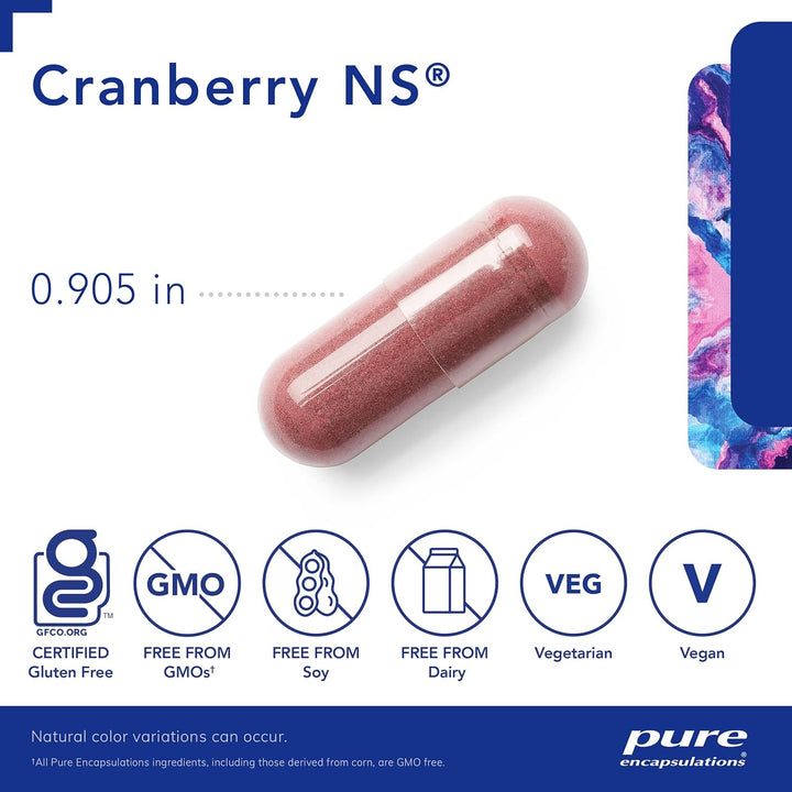Pure Encapsulations Cranberry NS Supplement Supports Urinary Health 90 Capsules