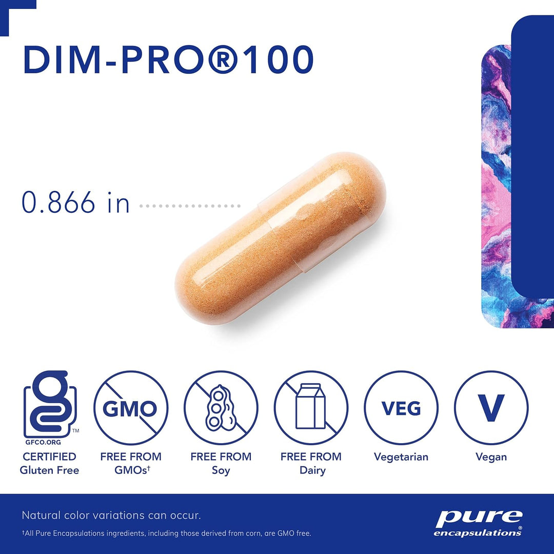 Pure Encapsulations DIMPRO 100 Supports Cellular Balance Vegan 60 Capsules