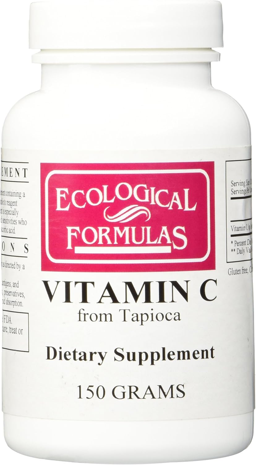 Vitamina C de tapioca en polvo (150 g) de fórmulas ecológicas que favorece el sistema inmunitario.