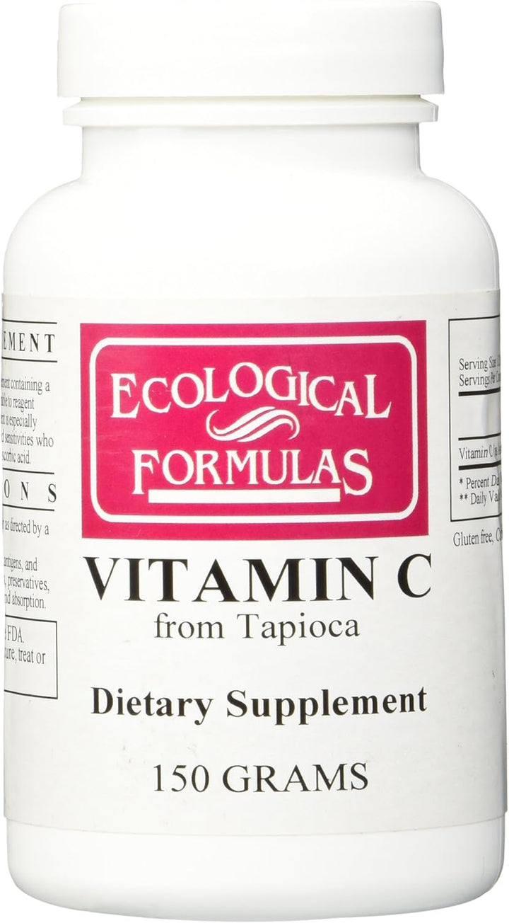 Vitamina C de tapioca en polvo (150 g) de fórmulas ecológicas que favorece el sistema inmunitario.