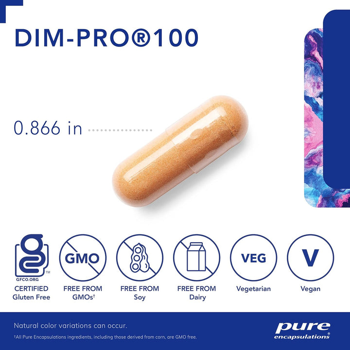 Pure Encapsulations DIMPRO 100 Supports Cellular Balance Vegan 120 Capsules