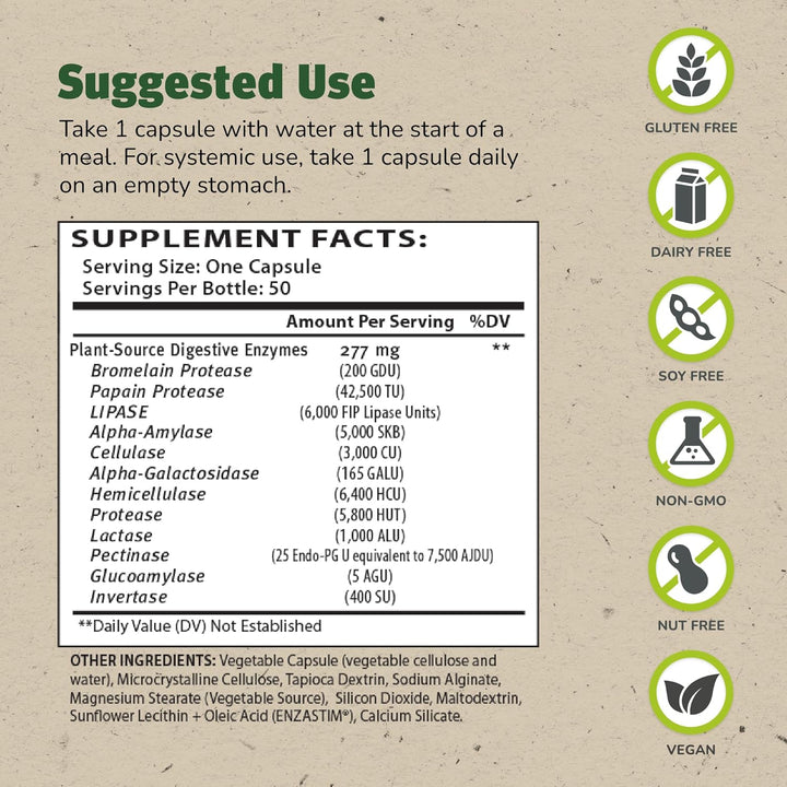 Suplemento fitoquímico líquido Gaia Herbs Pro Valerian para un sueño reparador (60 cápsulas)