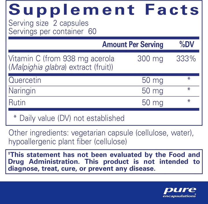 Pure Encapsulations Acerola Flavonoid Supports Immune Function 120 Capsules