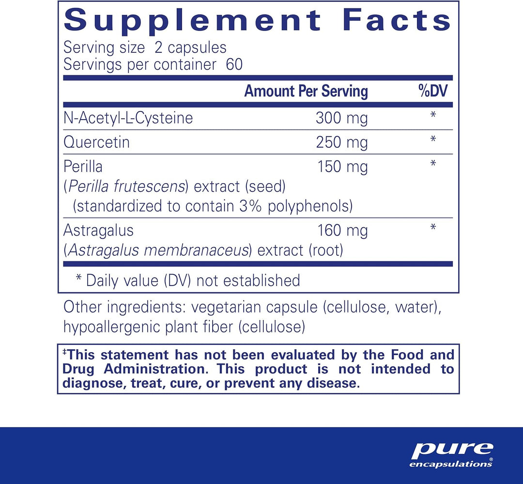 Pure Encapsulations Th2 Modulator Supports Immune System Balance 120 Capsules