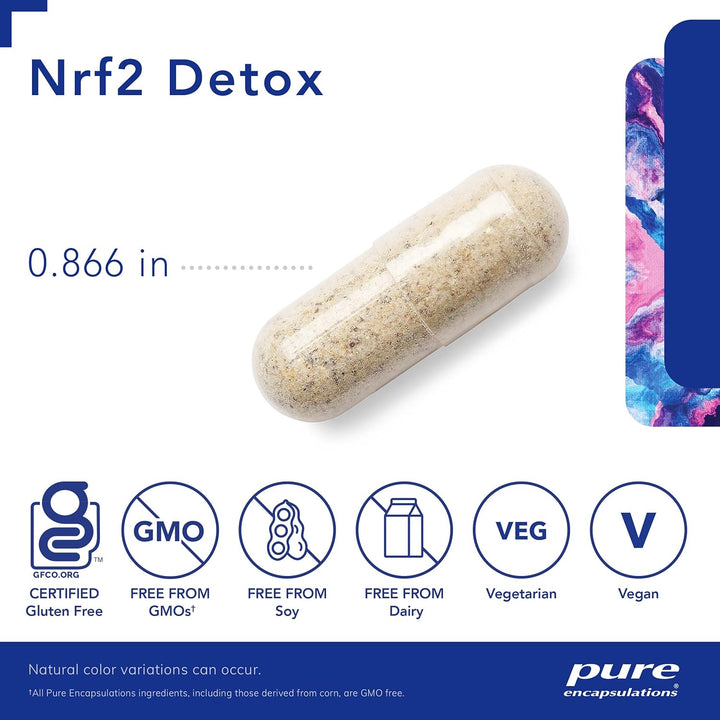 Pure Encapsulations Nrf2 Detox Supports Cellular and Liver Function 60 Capsules