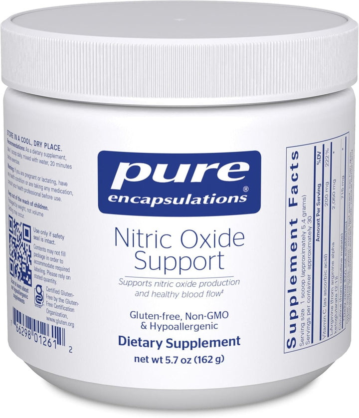 Pure Encapsulations Nitric Oxide Support Aids Muscle Energy 162g Powder