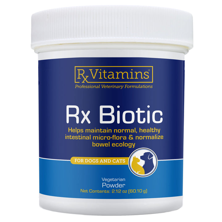 Vitaminas Rx para Mascotas Rx Biotic 2.12 oz Polvo para la Salud Digestiva para Perros y Gatos