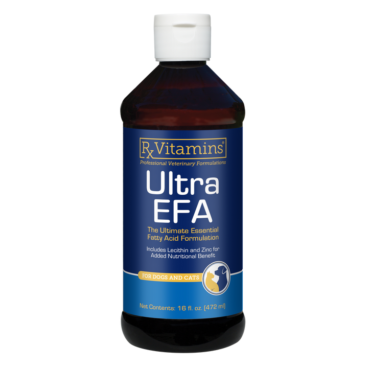Rx Vitamins For Pets Ultra EFA Oil 16 Oz Essential Fatty Acid for Dogs and Cats