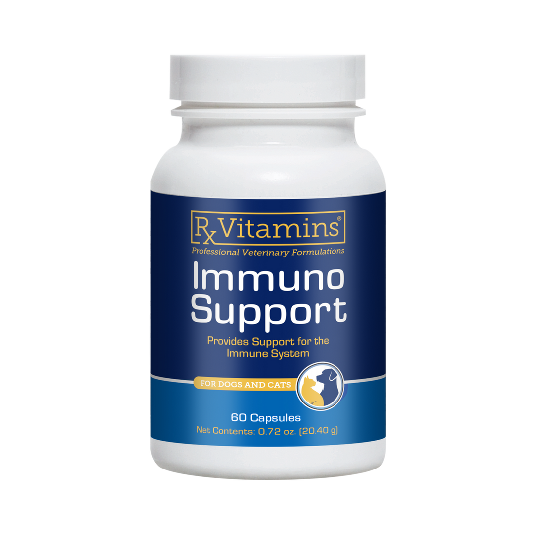 Rx Vitamins for Pets Immuno Support 60 Caps Bones Muscles For Dogs and Cats