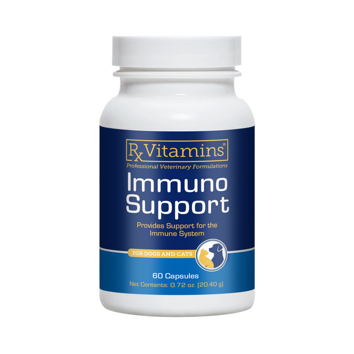 Rx Vitamins for Pets Immuno Support 60 Caps Bones Muscles For Dogs and Cats