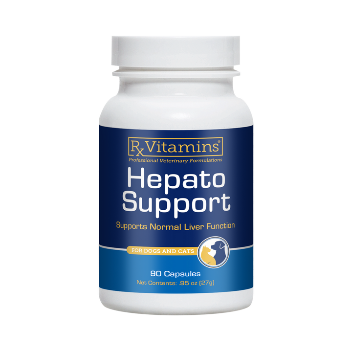 Vitaminas Rx para Mascotas - Apoyo Hepático (90 Cápsulas) - Suplemento para la Salud Hepática - Perros y Gatos