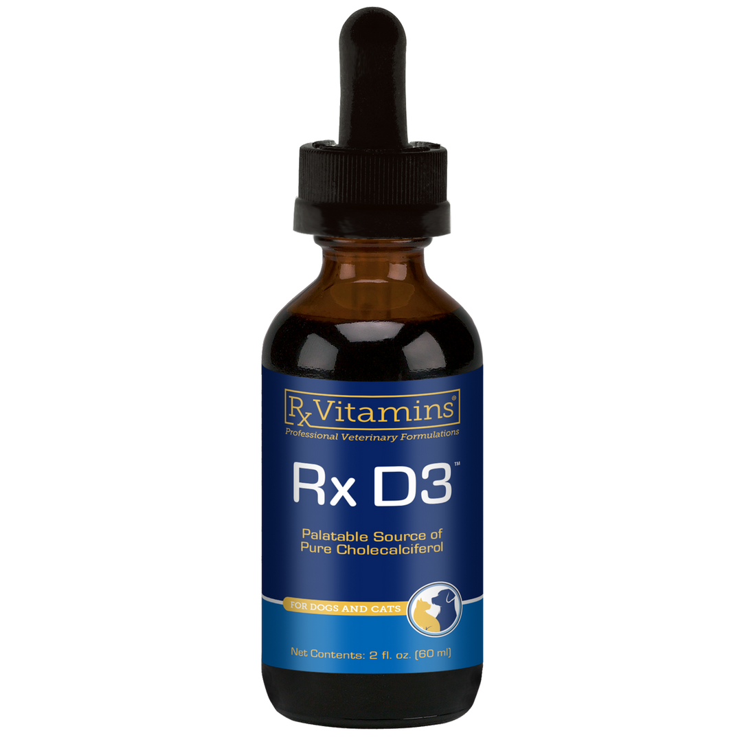 Suplemento líquido de vitamina D3 para mascotas, 2 oz, con aceite de oliva, para perros y gatos