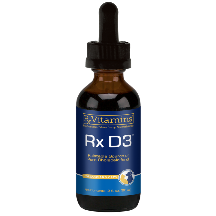 Suplemento líquido de vitamina D3 para mascotas, 2 oz, con aceite de oliva, para perros y gatos
