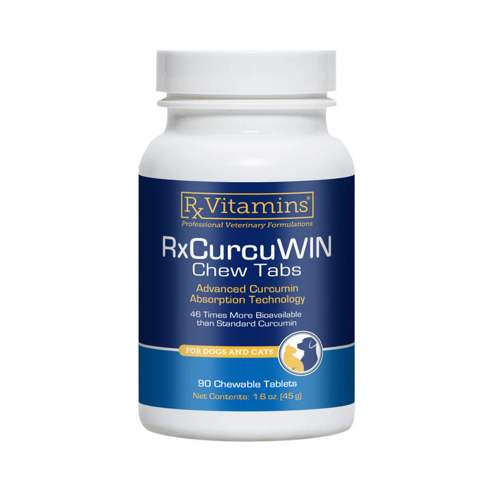 Rx Vitamins For Pets Rx CurcuWIN 90 Chewable Tablets For Cats and Dogs