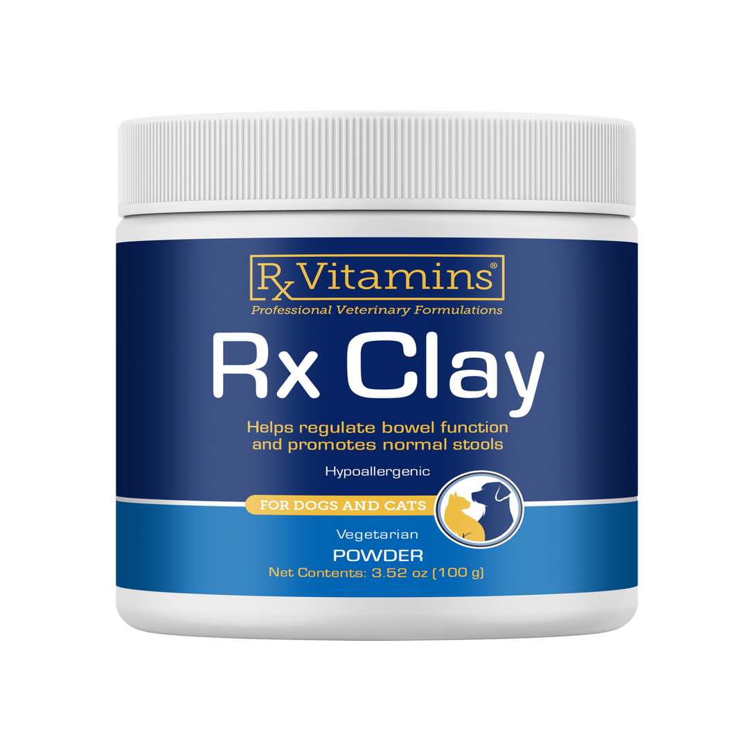 Rx Vitamins For Pets Rx Clay 100g Intestine Support Powder for Dogs and Cats