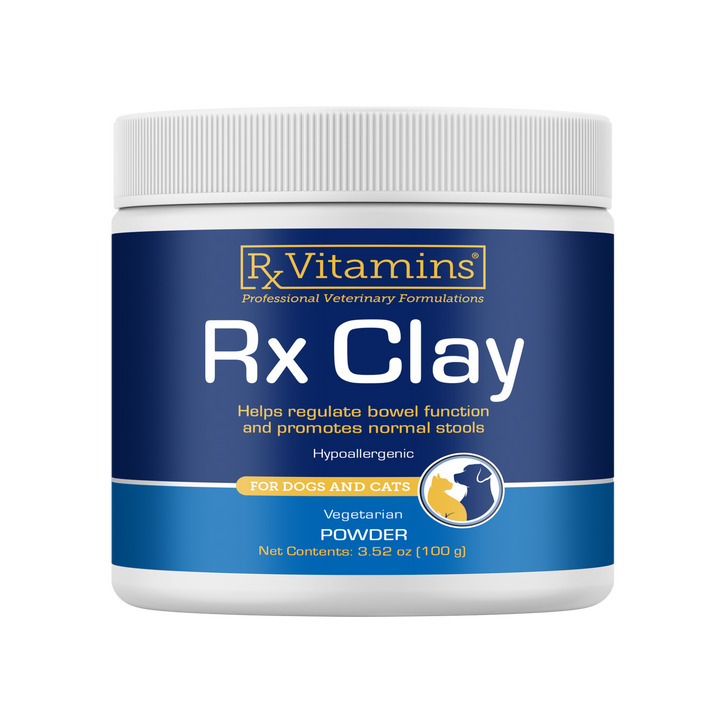 Rx Vitamins For Pets Rx Clay 100g Intestine Support Powder for Dogs and Cats