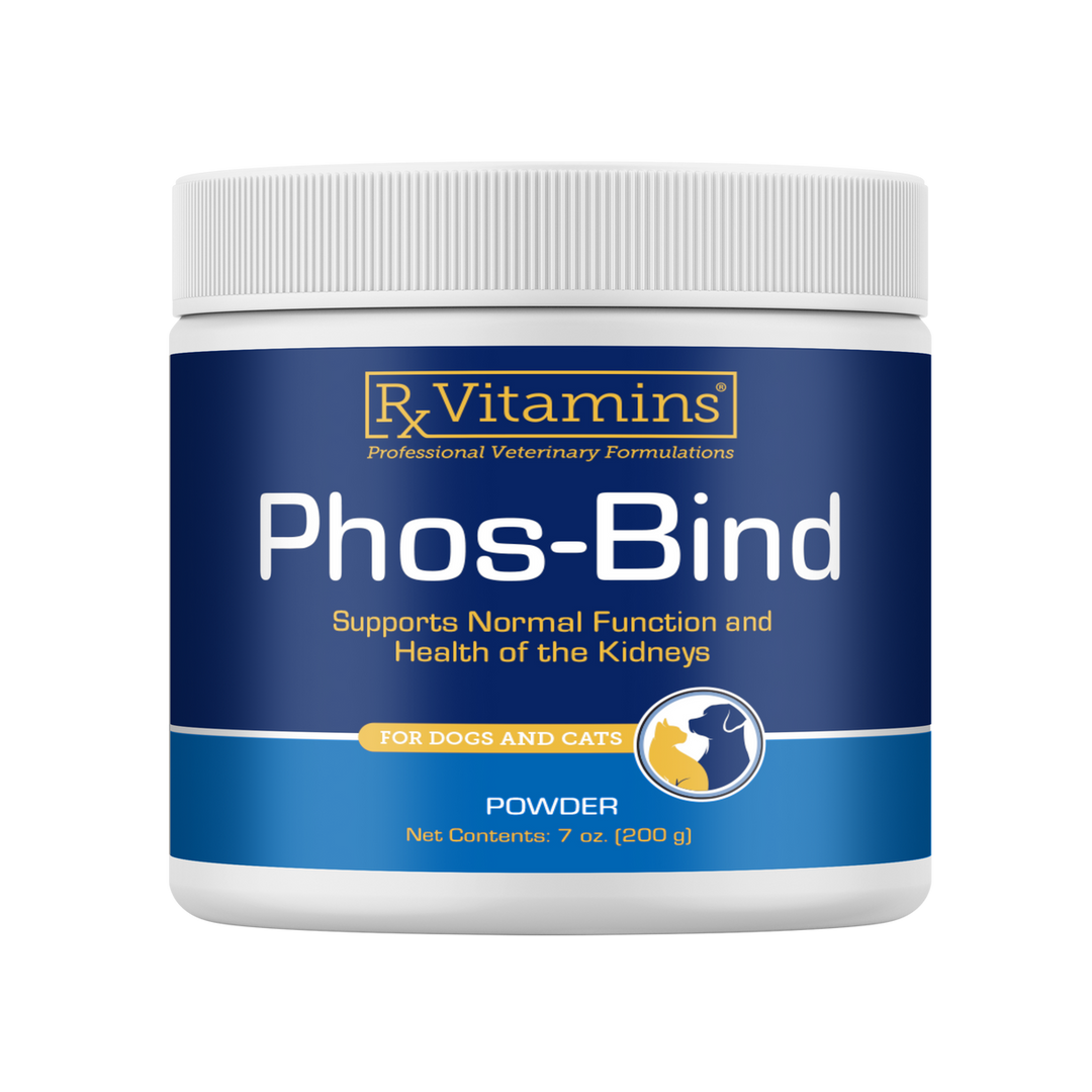 Rx Vitamins For Pets Phos Bind 200g Kidney Support Powder for Dogs and Cats