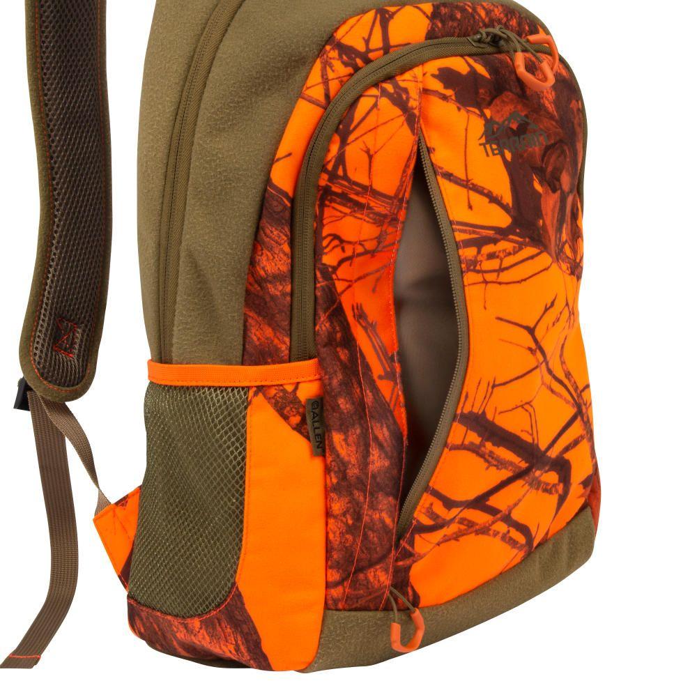 Allen Terrain Backpack Daypack Mossy Oak Break-Up Blaze Lightweight Durable