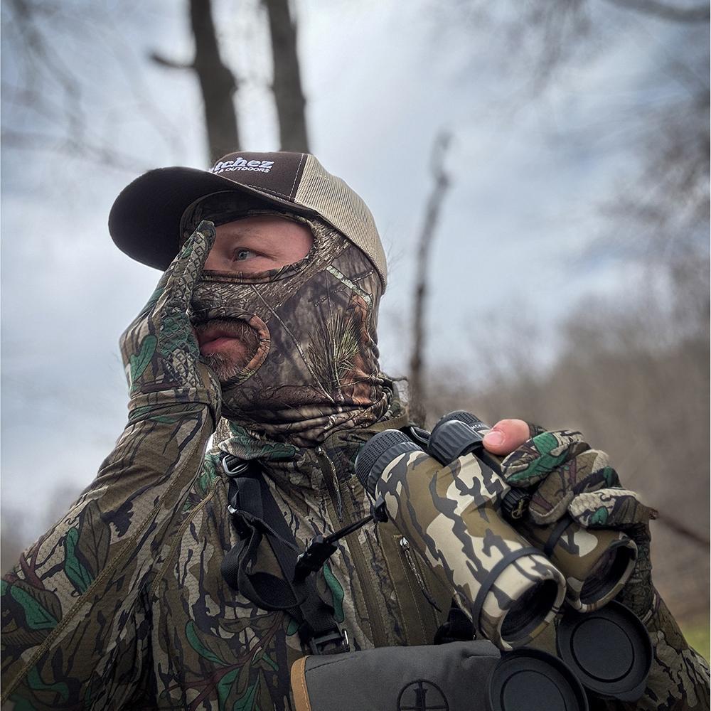 Allen Stretch Fit Full Head Net Spandex Mossy Oak Country Lightweight Face Cover