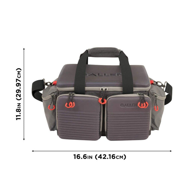 Allen Competitor Premium Molded Range Bag Gray 22L 600D Polyester Tote Organizer