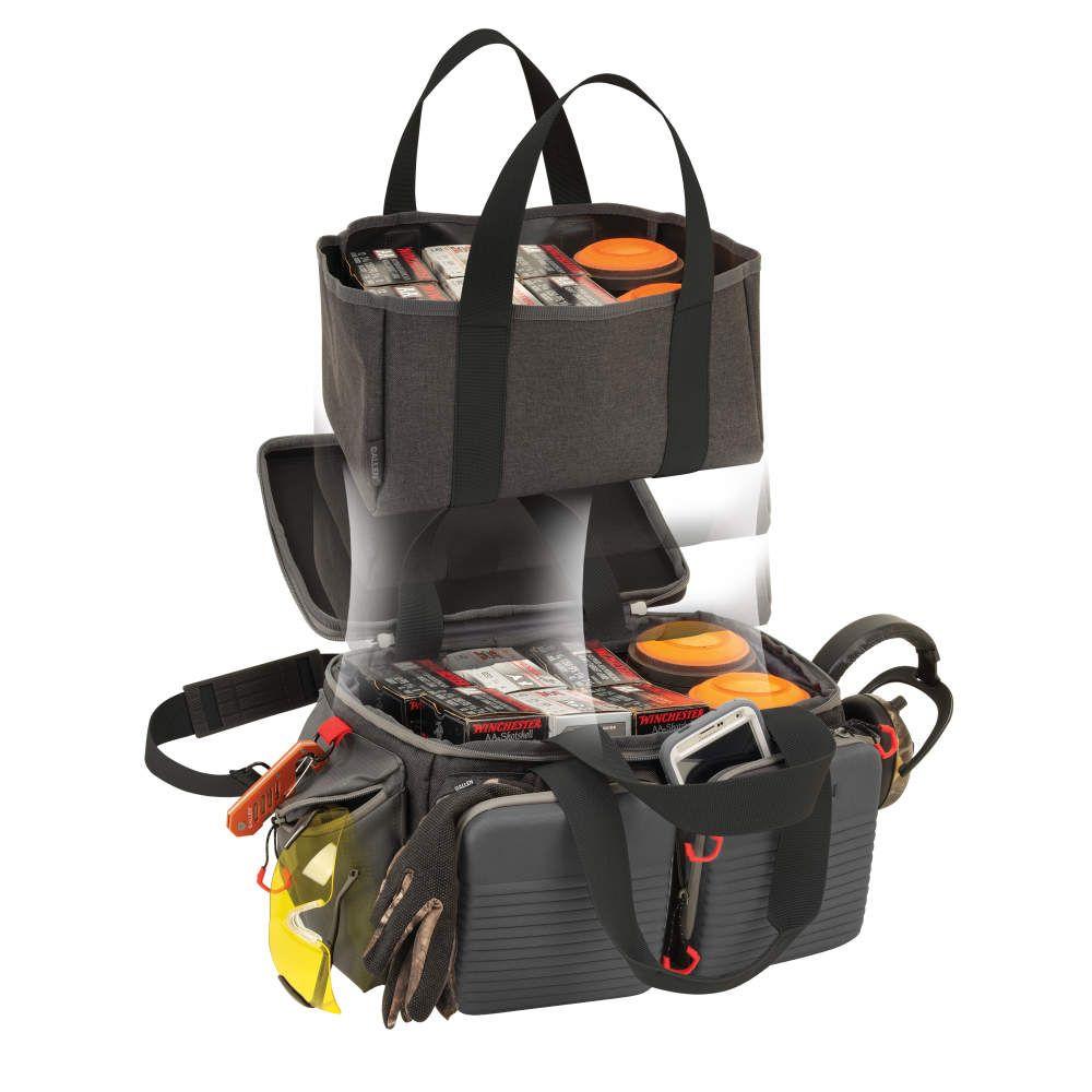 Allen Competitor Premium Molded Range Bag Gray 22L 600D Polyester Tote Organizer