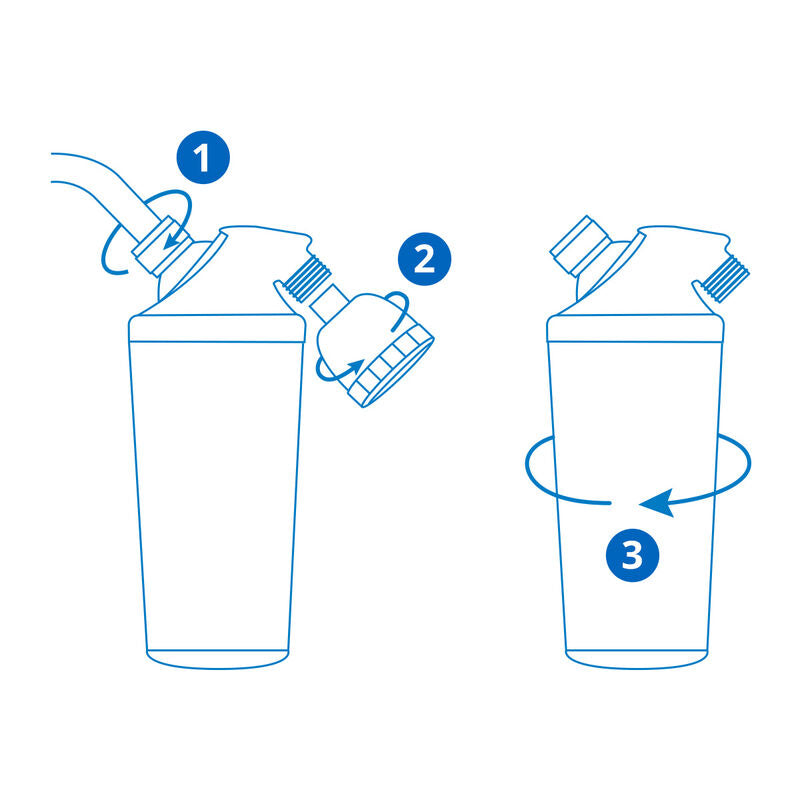 Aquasana AQ-4125C Shower Replacement Chloramines Filter System Reduces Chlorine
