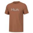 HUK LOGO TEE SUNBURN SS S