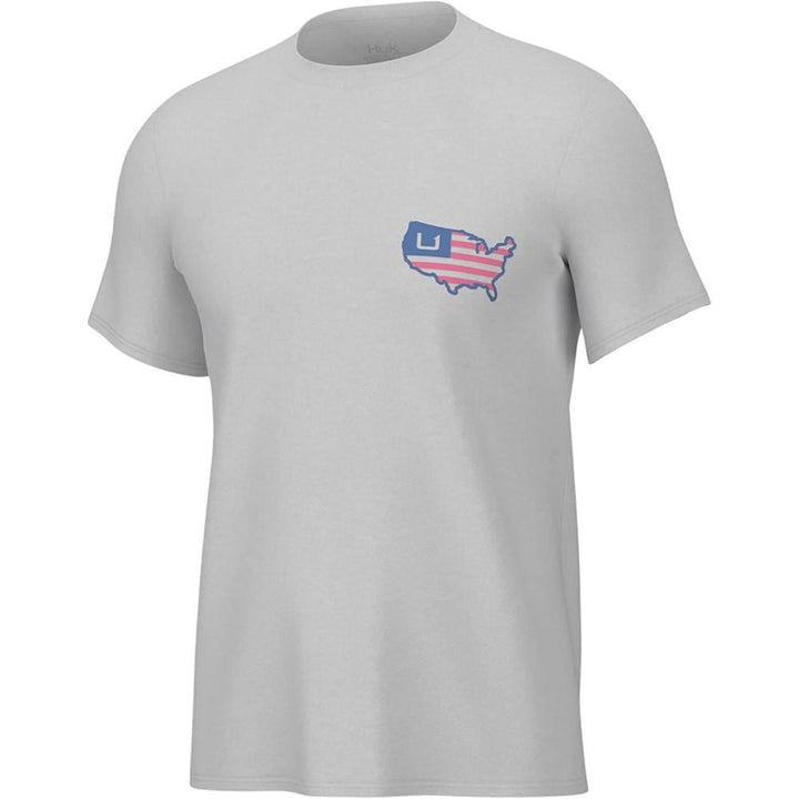 HUK AMERICAN TEE WHITE S