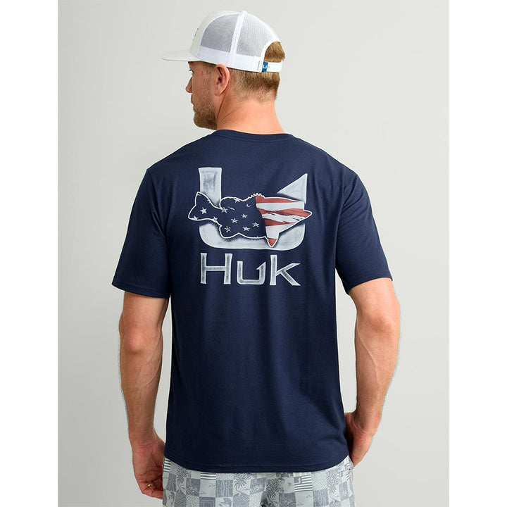 HUK FISH FLAG TEE NAVAL ACADEMY SS S