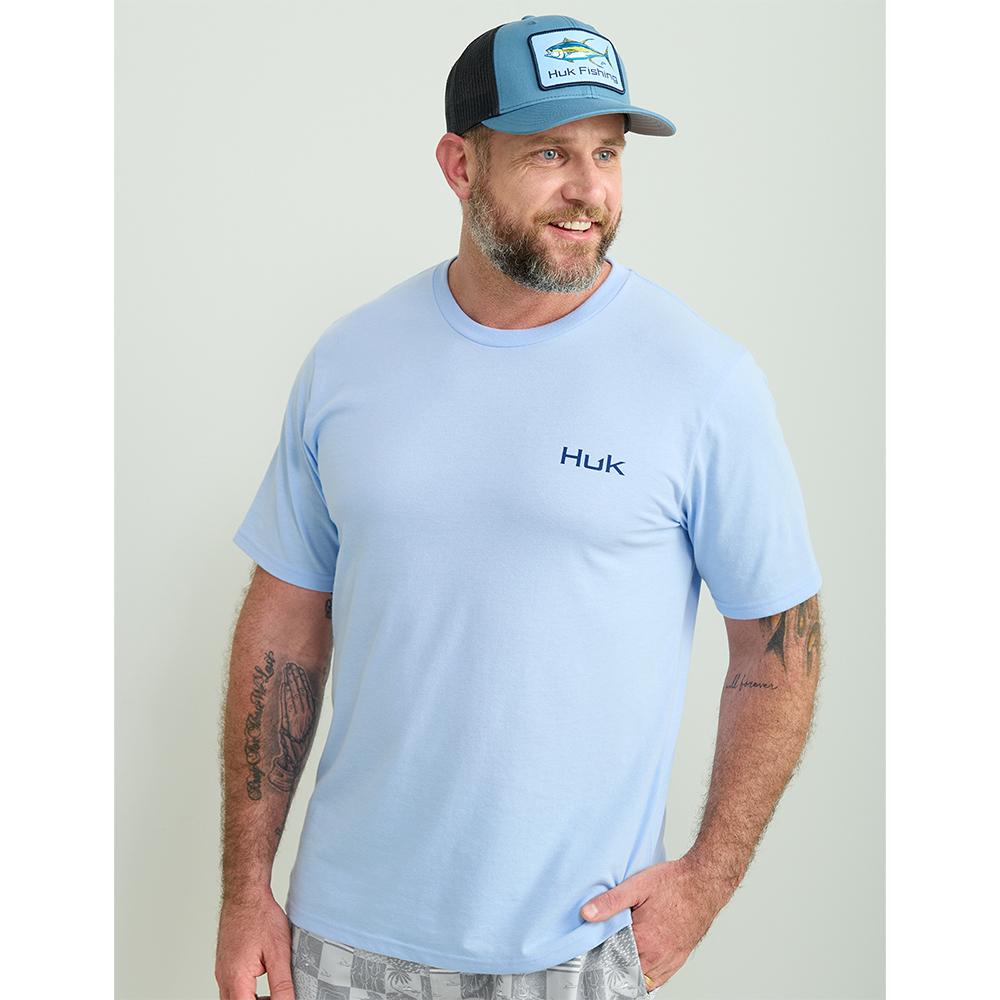 HUK KC BADGE SERIES TEE WINDSURFER SS M